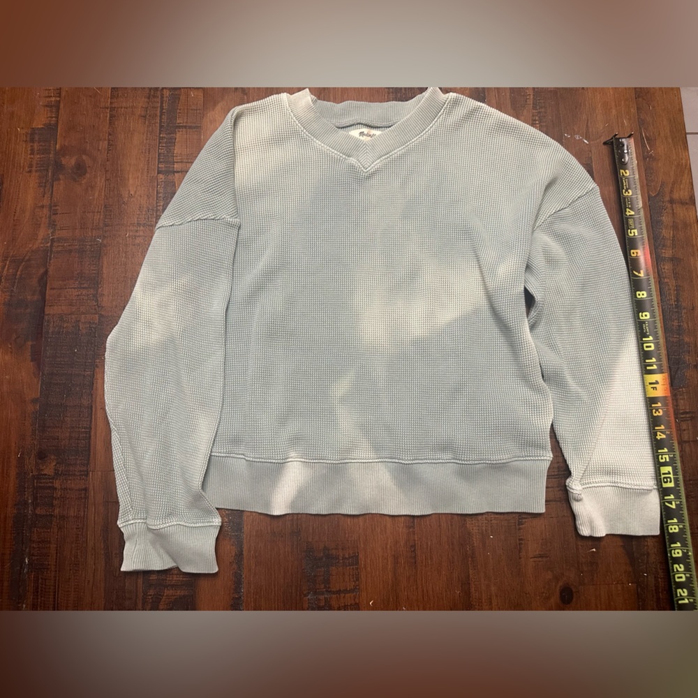 Madewell Light Gray Crewneck Sweater #A7